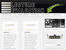 Tablet Screenshot of lectureval.com